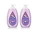 Johnson's Calming Bedtime Baby Lotion, Hypoallergenic and Paraben Free, Twin-Pack, 2 x 27.1 fl. oz