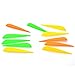 4 inches Arrows Vanes Plastic Archery Feather Fletching Vanes DIY Own Archery Arrows 34 Pack Yellow 34 Pack Orange 34 Pack Green