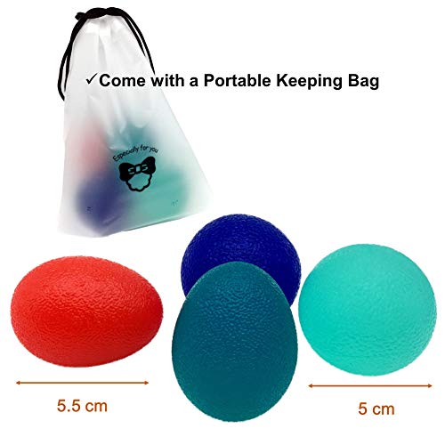 LiteTour Stress Relief Balls and Hand Therapy Balls for Hand Strengthening Exercise and Finger Fidgets Squeeze Balls for Stress Relief for Physical Therapy - Thumbnail 6