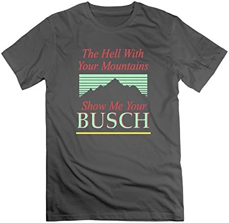 Artys Tshirt The Hell With Your Mountains Men 100% Cotton Tshirts Novelty Tshirt