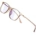 Blue Light Blocking Glasses Computer Glasses FEIDU Blue Light Glasses FD8001 (Pink)