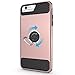 iPhone 6s Plus Case,iPhone 6 Plus Case,IWAVION Shockproof Protection Dual Layer Hybrid Armor Rugged Heavy Duty Hard Case with 360 Degree Rotating Ring Grip Kickstand for iPhone 6/6s 5.5