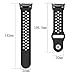 Aolvo Silicone Watch Bands Replacement Accessories Strap fit Samsung Gear Fit2 Pro SM-R365/ Gear Fit2 SM-R360 Black-Gray
