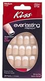 Kiss Everlasting French Nail Kit Medium Unlimited 28 Nails
