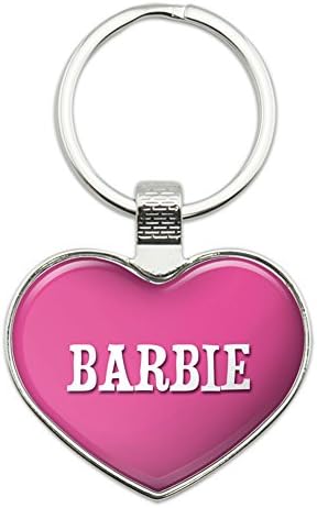 barbie logo keychain