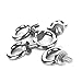 Eowpower 5 Pieces M8 Male Thread Machinery Shoulder Lifting Ring Eye Bolts
