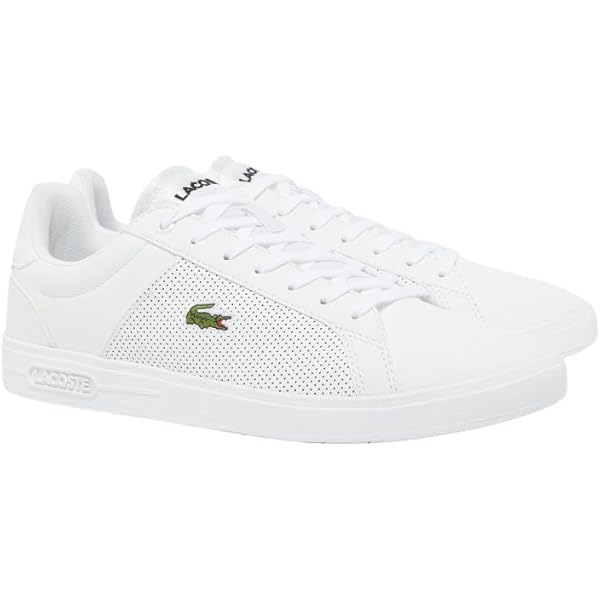 スニーカー LACOSTE Men Sneakers White E03343 2H4 Lacoste Men Trainers White/OffWhite 11 (46), White Offwhite