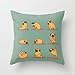 GORON Pillow Case,Pug Yoga Home Decorative Pillowcase,Sofa Pillow Cover 18