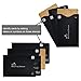 Sariok 16 RFID Blocking Sleeves, 12 Credit Card Holders & 4 Passport Protectors Anti Theft Identity Protection Smart Premium Sleeve for Men Women Wallet Purse