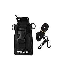 Saigain BF-666S/777S/888S - Funda de nailon para radio Kenwood/Yaesu/Icom MotorolaGP338+/344/328/Baofeng BF-666S/888S, color negro