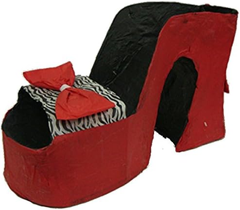 Pinatas Girls Zebra Print Shoe Pinata