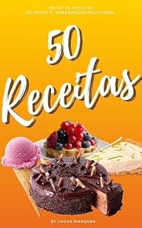 Livro 50 Receitas de doces e sobremesas