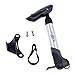 EyezOff GP96 Alloy Mini Bike Pump (Black/Aluminium) w/ mounting bracket