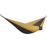 Camping Hammock, Gonex Lightweight Portable Nylon Hammock for Backpacking, Camping, Travel, Beach, Yard, Siesta+Two Free Easy-Wrap Ropes+Carabiners