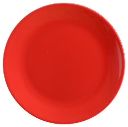 Servewell Urmi Dinner Plate Set, 27cm, Set of 6, Red