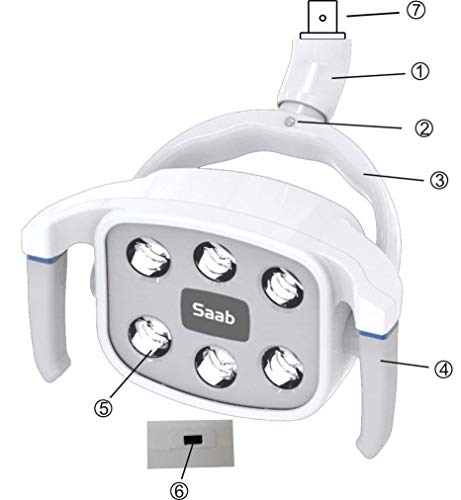 BoNew 15W Dental LED Oral Light Operating Induction Lamp for Unit Chair KY-P113 φ22mm