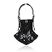 Adult Sex Toy PU Leather Head Harness BDSM Bondage Mouth Mask Fetish Restraint Leather Mask Blackthumb 1