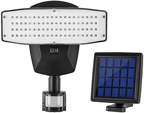 Solar Lights outdoor 80-LED Motion Sensor Solar Spotlight for Patio Deck Yard Garden Driveway Pool Area(1 pack)
