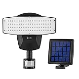 Solar Lights outdoor 80-LED Motion Sensor Solar Spotlight for Patio Deck Yard Garden Driveway Pool Area(1 pack)