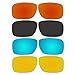 ACOMPATIBLE 4 Pair Replacement Lenses for Oakley Holbrook Sunglasses With Polarized Pack P3-1