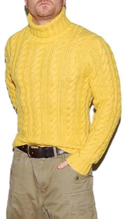 light yellow sweater mens pattern