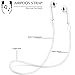 VIMVIP Fluorescence Strap Compatible for AirPods iPhone Xs/iPhone 7 Airpod Fashionable Fluorescence Sport Serise [Transparent + Green Fluoresence] Compatible for AirPods (2 Pack)