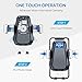 andobil Wireless Car Charger Mount [with QC 3.0 Adapter],Qi Faster Car Charger Mount Compatible iPhone 12/11/X/SE/8 Series, Samsung S21/20/10, Note20/10 Series, for Vent & Dashboard & Windshield