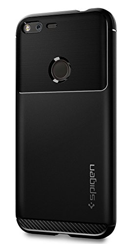 Spigen Rugged Armor Designed for Google Pixel XL Case (2016) - Black (Best Pixel 1 Case)