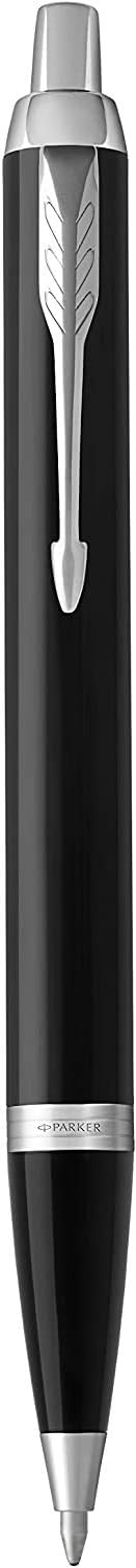 Parker IM Ballpoint Pen, Black Lacquer with Chrome Trim - Image 4