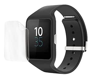 Ksix MFX3460SC01 - Protector de pantalla para smartwatch Sony 3SWR50 (3 unidades)