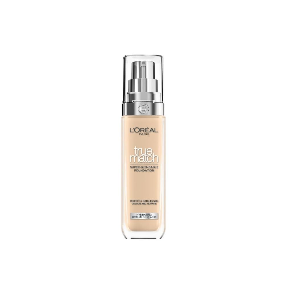 L'Oreal Paris Foundation True Match Liquid Foundation 2N with Hyaluronic Acid & SPF 16 30ml