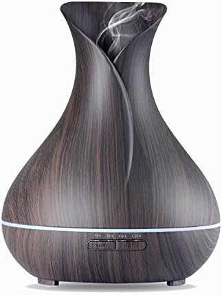YOQXLSM Essential Oil Diffuser,Aroma Cool Mist Humidifier,400 ml Ultrasonic Diffuser with Adjustable Color for Spa Home,Office,Bedroom,Living Room.