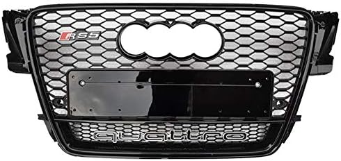 Xinshuo ABS Honeycomb Type Mesh Front Radiator Grille for RS5 Style A5/S5 2008-2011