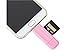 COASD Memory Card Reader SD OTG Adapter and USB 2.0 Portable for SDXC, SDHC, SD, MMC, RS-MMC, Micro SDXC, Micro SD, Micro SDHC Card and UHS-I Card (Pink)