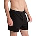 Cottonique Men's Elasticized Loose Boxer Shorts made from 100% Organic Cotton (Black) (M)