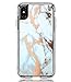 BAISRKE iPhone Xs Max Case, Shiny Rose Gold Marble Heavy Duty Hybrid 3-Layer Full-Body Protect Case Cover for iPhone Xs Max [6.5 inch] - White