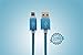 KingCool Micro USB Charge Cable 6.6 ft/2m Durable Braided Nylon V8 High Speed USB Data Transfer Cable Data Sync USB Charger Cord for Android, Samsung, HTC and More(Blue)