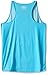 Under Armour Girls' Aloha Wordmark Tank, Meridian Blue (987)/Peach Horizon, Youth Large