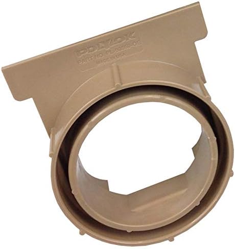 Universal Drainage Systems PL-90860-OET Polylok Lightweight HDPE Open Outlet End Cap, Tan