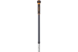 TASKI D7520278 JM Ultra Plus Telescoping Mop Handle, Commercial Floor Mop Handle, Steel Gray Orange, Extends 60-105cm (Short)