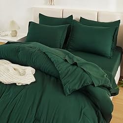 Litanika Full Size Comforter Sets Dark Emerald