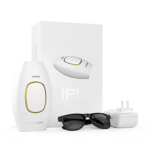 Life Basis Full Body IPL Hair Removal Device for Face & Body-300,000 Flashes Professional Salon Hair Removal Machine for Home Beauty Use