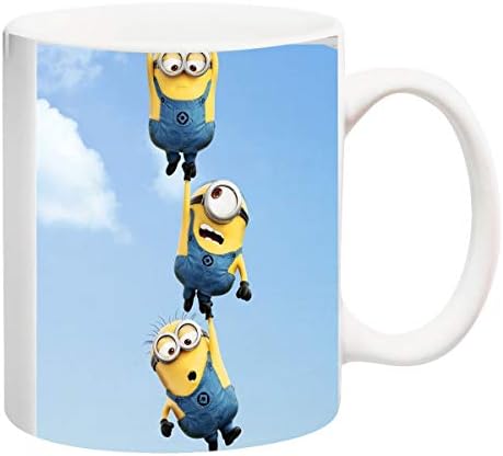 Anni69 Minion Printed Coffee Mug for Kids and Adults Multi Purpose Usage Pen Stand/Drinking Milk, Coffee and Tea at Home and Office with Style.