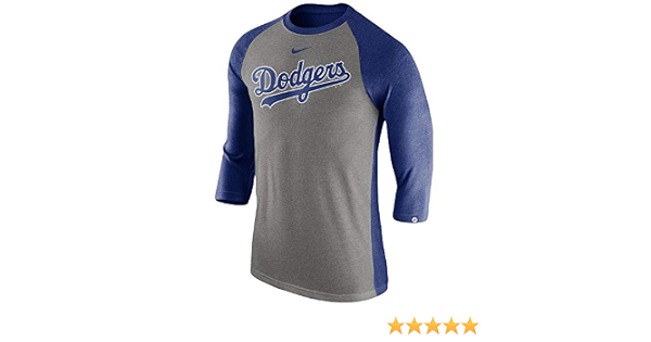 Amazon.com: Nike Los Angeles Dodgers MLB Tri-Blend Raglan - Camiseta de  manga 3/4, Gris, M : Deportes y Actividades al Aire Libre