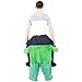 Costume Agent Men's Ride On Leprechaun Costume, Green, Standard