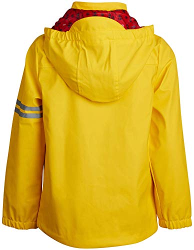 Urban Republic Boys Lightweight Waterproof Hooded Vinyl Raincoat Jacket, Yellow, Size 10/12'