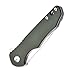 Kizer Cutlery Folding Pocket Knives Flipper Knife Drop Point Blade Green G10 Handles Tactical EDC Knife,Kizer Barbosa V3487A2
