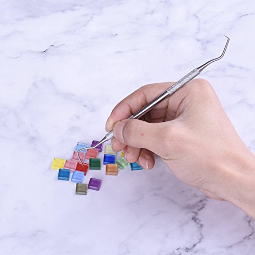 5 Pieces Mosaic Tools Kit Art Craft Supplies Set with Bag