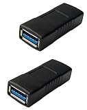 USB 3.0 Female to Female Extension Connector Adapter (2 Pack)