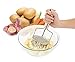 HIC Kitchen Dual-Action Potato Masher and Ricer, 18/8 Stainless Steel